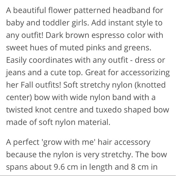 NWT Baby Wisp Infant Headwrap Bow - Picture 7 of 8